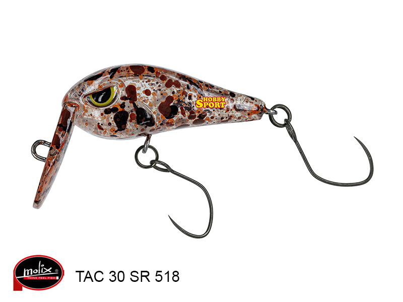 MOLIX TAC 30 SR AREA CRANK COL 518 BROWN CAMO 2,4 GR SLOW SINKING SPINNING TROTA