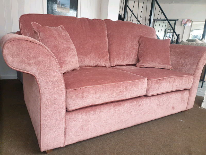 NEW M&S Somerset Peach 3 Seater Sofa DELIVERY AVAILABLE in Stockport
