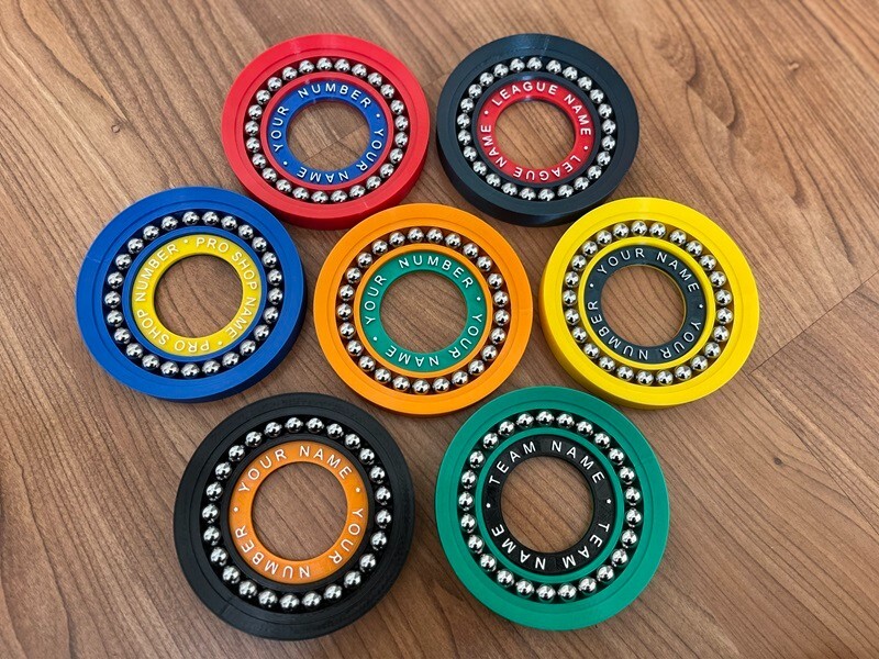 Bowling Ball Rotating Cup Stand 2.0  -  Personalized