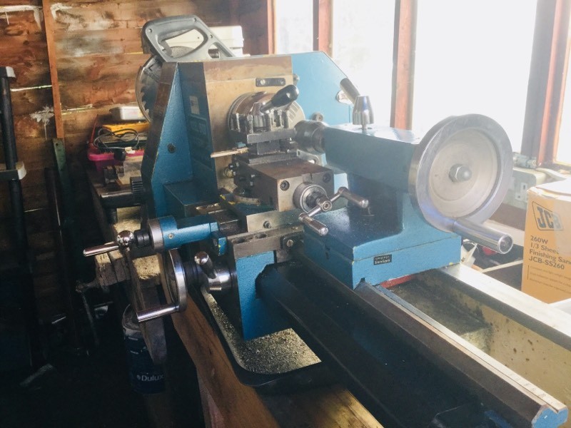 Metal Lathe Automatic Feed Bench Model BV20 in Barnstaple, Devon