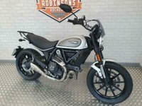 2019 19 plate Ducati Scrambler Icon in stunning Silver just 2283 miles