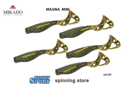 MIKADO FISHUNTER MAGNA MINI 65mm GREEN GOLD FLK 23 SPINNING B.BASS LAGO FIUME