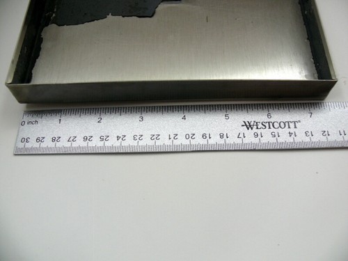 Stainless steel developing tank lids for 8x10 cut film tank. Lot of 3