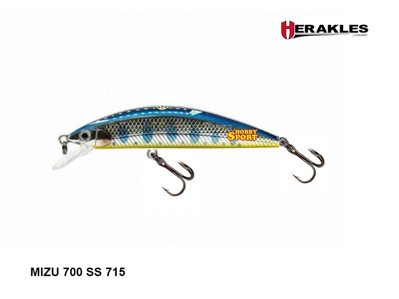 MINNOW  MIZU 70 SS COL SAPPHIRE SLOW ARHKMIS0715 SINKING SPINNING FIUME LAGO