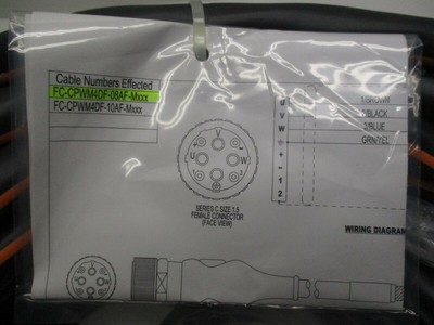 FLEXCABLE FC-CPWM4DF-08AF-MXXX * NEW NO BOX *