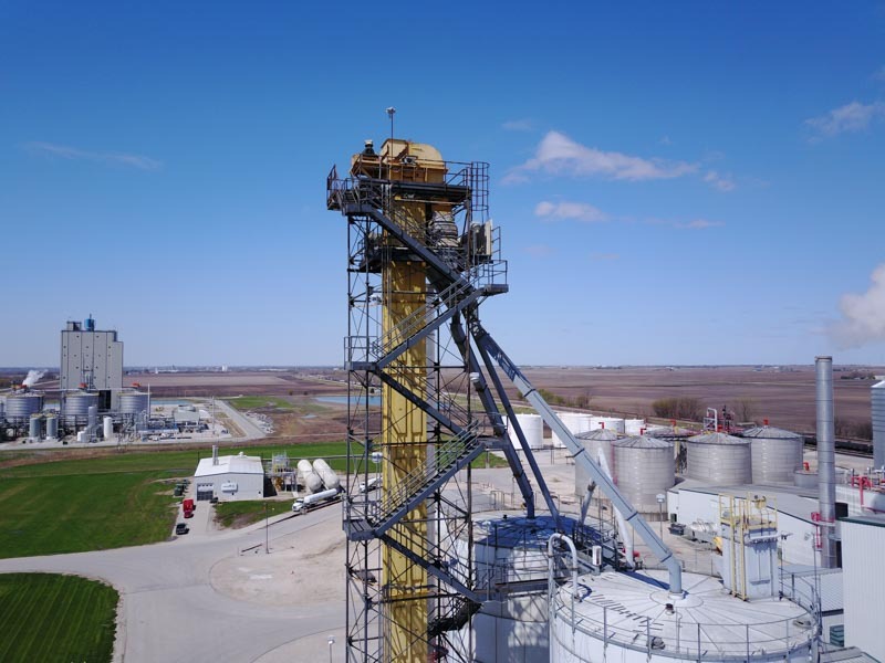 Tramco Bucket Elevator Leg, Dual buckets.  Excellent condition.  Built 2005.