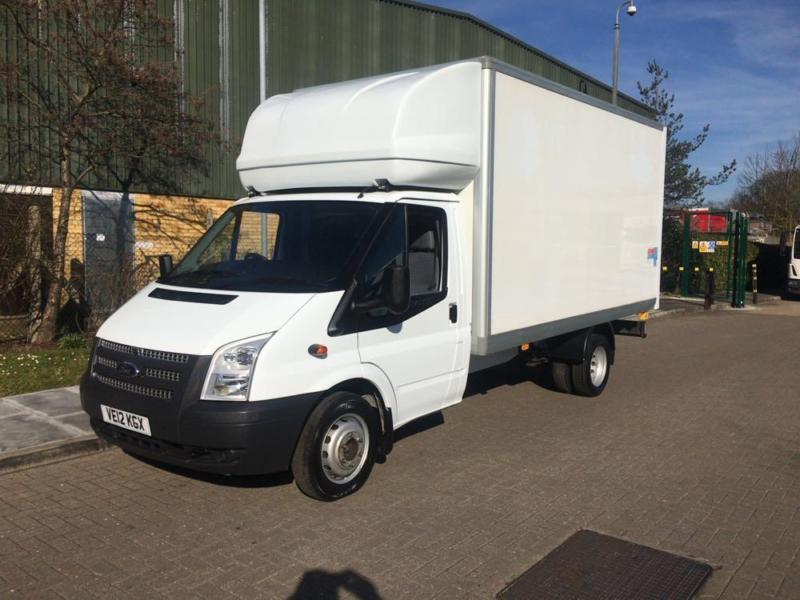 2012 Ford TRANSIT 2.2TDCi 350 EF DRW Luton Box Van No Tail Lift Manual Luton in Stainesupon