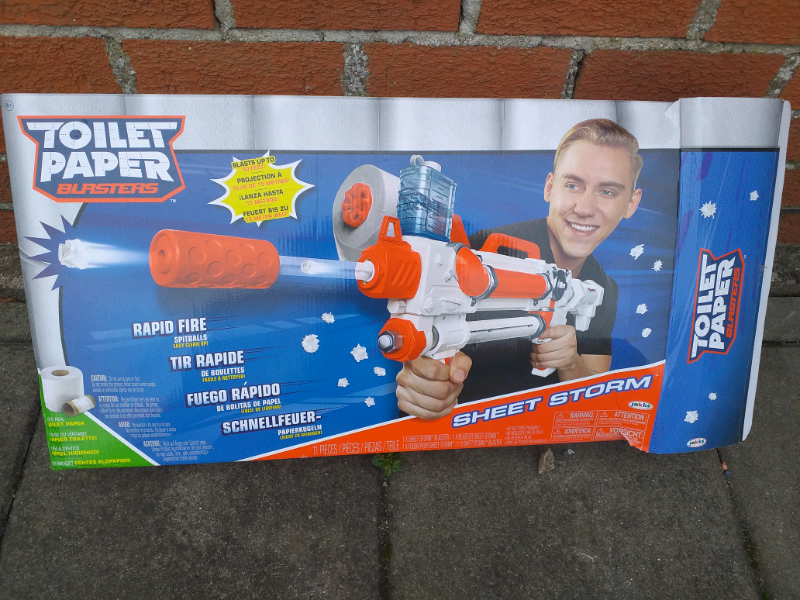 Toilet paper blaster rapid fire gun £20 in Newtownabbey, County
