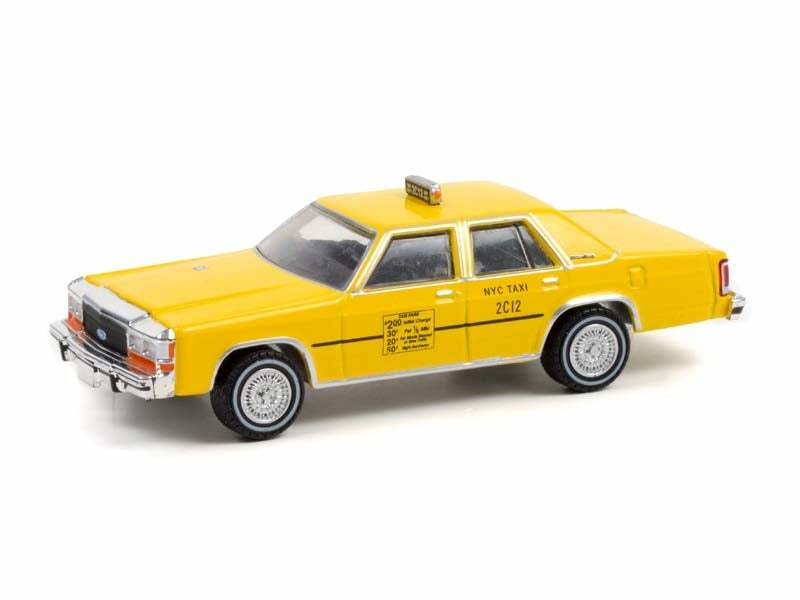 1991 Ford LTD Crown Victoria - NYC Taxi 1:64 Scale Model Car