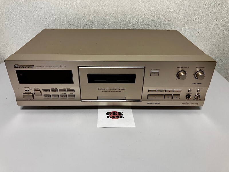 Pioneer T-D7 3 Head Single Cassette Deck Used Read