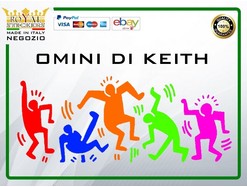 wall sticker adesivi 20 omini keith pop art decorazione pareti modernariato casa