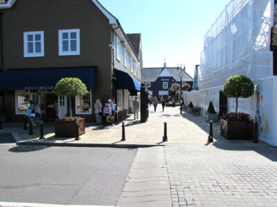 Photo 6x4 Coccinelle and Prada, Bicester Village  Two of more than 100 bu c2015