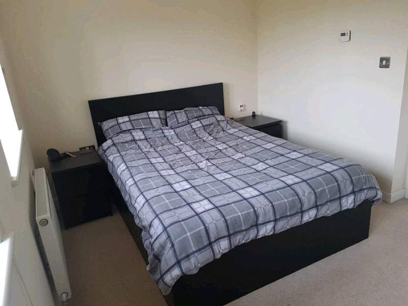 Ikea Malm Double Bed Frame with 4 Storage Drawers | in ...