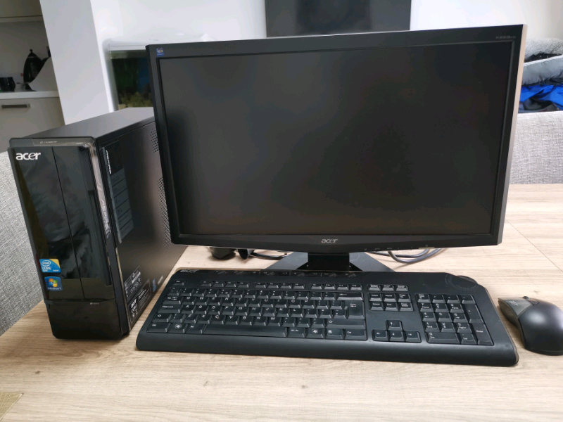 Acer Aspire AX3812 Windows 7 Slim Desktop PC in Hockley, Essex Gumtree