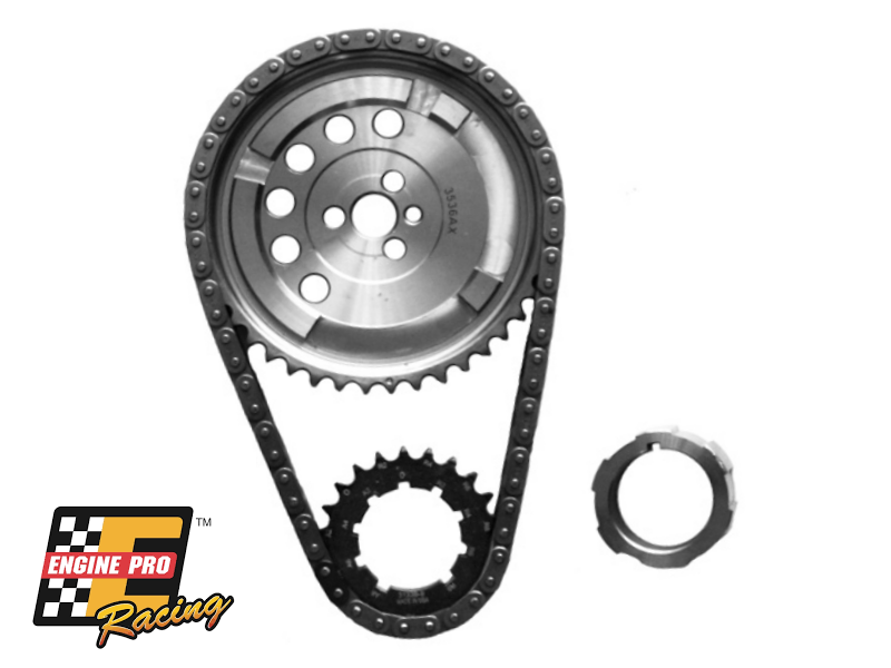 3 Bolt Billet Double Roller Timing Set w/ IWIS Chain for LS2 6.0L LS3 6