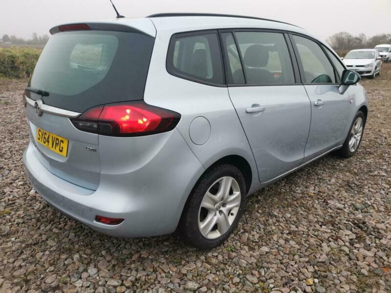 2014 VAUXHALL ZAFIRA EXCLUSIV SILVER AUTOMATIC SALVAGE DAMAGED REPAIR