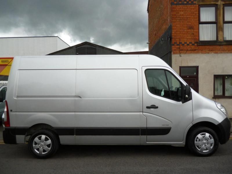 Vauxhall Movano 2010 CDTI MWB Van Moonstone Silver NO VAT 