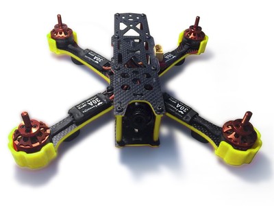 AerialFreaks Thunder X220 FPV Racing Kit  Yellow