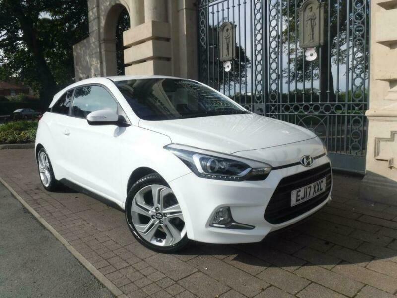 2017 17 HYUNDAI I20 1.2 MPI SPORT 3 DOOR 83BHP WHITE COUPE PETROL