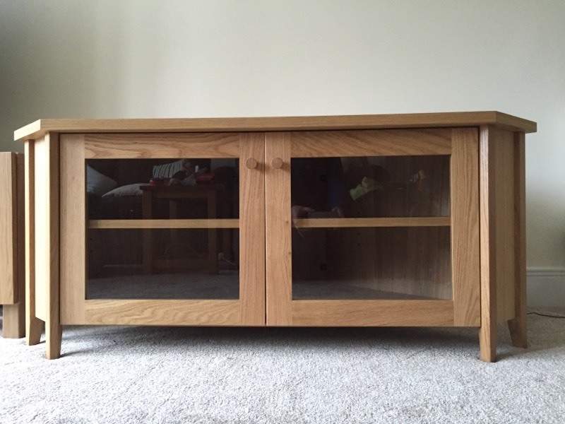 Ikea oak Skoghall corner tv unit in Abingdon, Oxfordshire Gumtree