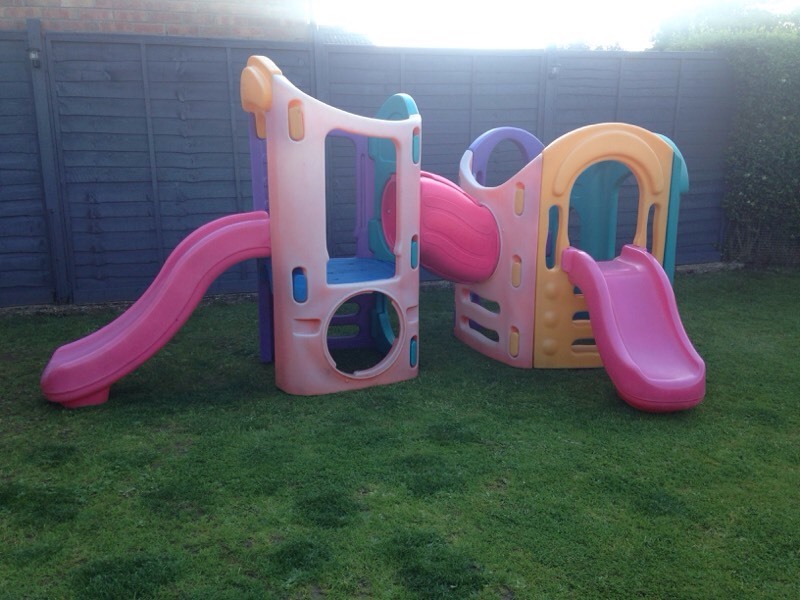 Little tikes 8 in 1 playground climber 2 slides tunnel etc in Boston