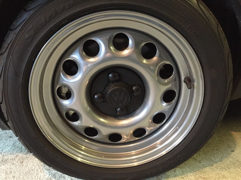 Golf mk2 banded G60 steel wheels in chrome powdercoat. Immaculate. Gti