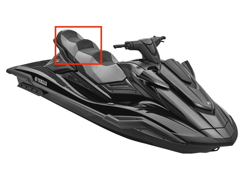 ひゃ〜 YAMAHA OEM REAR Seat Assembly 2021 FX CRUISER SVHO BLACK F3X