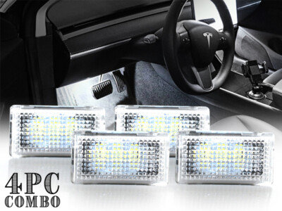 BRIGHTEST 948 lux USA 4 PCS USR LED Interior Light Kit For 2017-19 Tesla Model 3