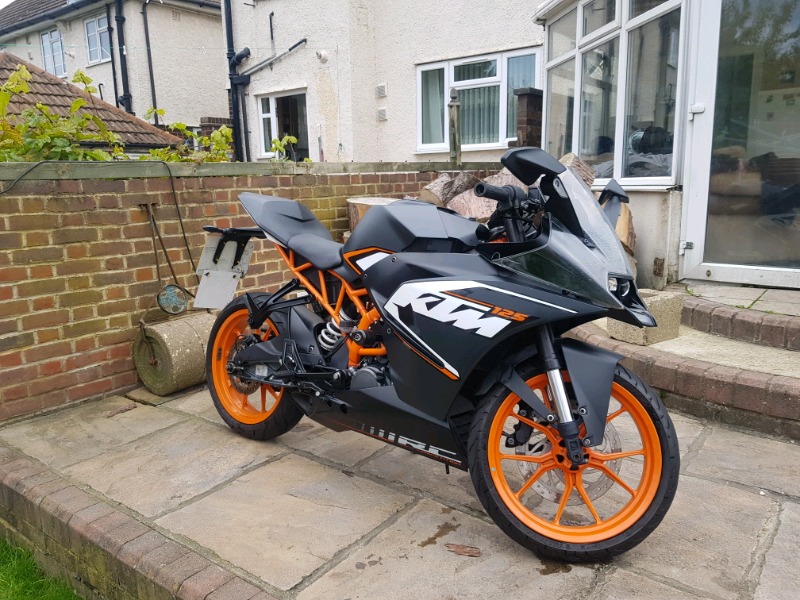 KTM RC 125 cc Motorbike black orange super sport | in ...
