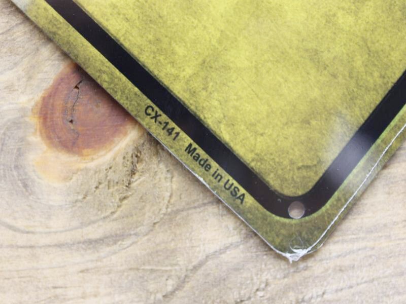 "I'd Turn Back If I Were You" 16 1/2" Aluminum Street Sign New Made In The USA