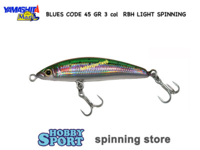 BLUES CODE 45 COL. RBH 3 GR SINKING 4.5 CM YAMASHITA MARIA LIGHT SPINNING MARE