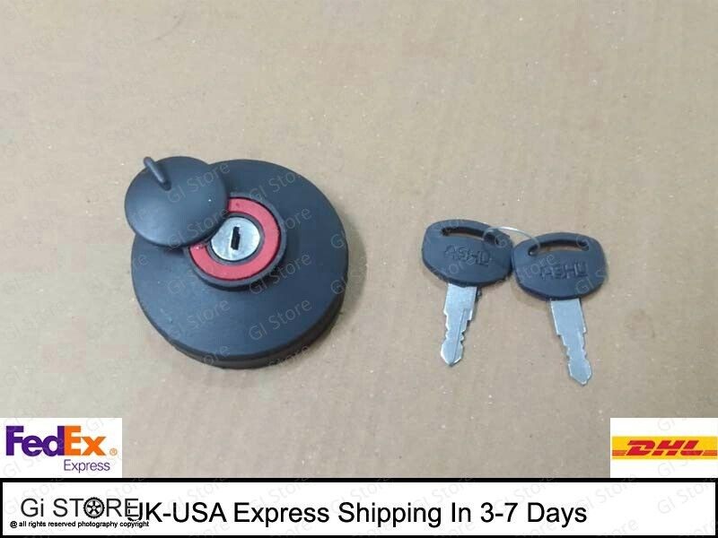 NEW WILLYS JEEP FUEL TANK LOCKING CAP WITH 2 KEYS 46-64 CJ-2A CJ-3A CJ-3B