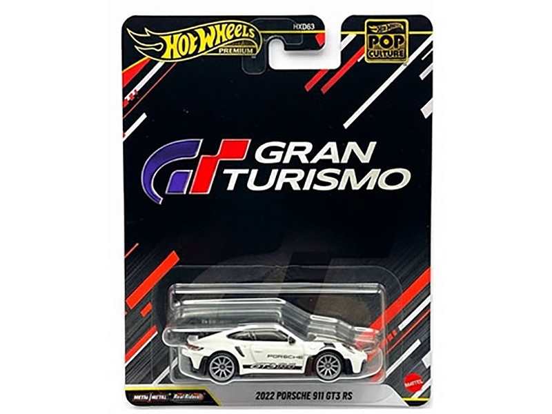 2022 PORSCHE 911 GT3 RS WHITE "GRAN TURISMO" DIECAST MODEL
