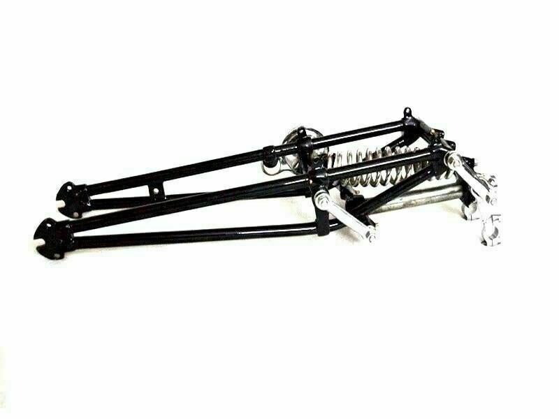 Fits Triumph 3HW 3SW WWII 350 Front Girder Fork Springer Assembly Chrome Black  