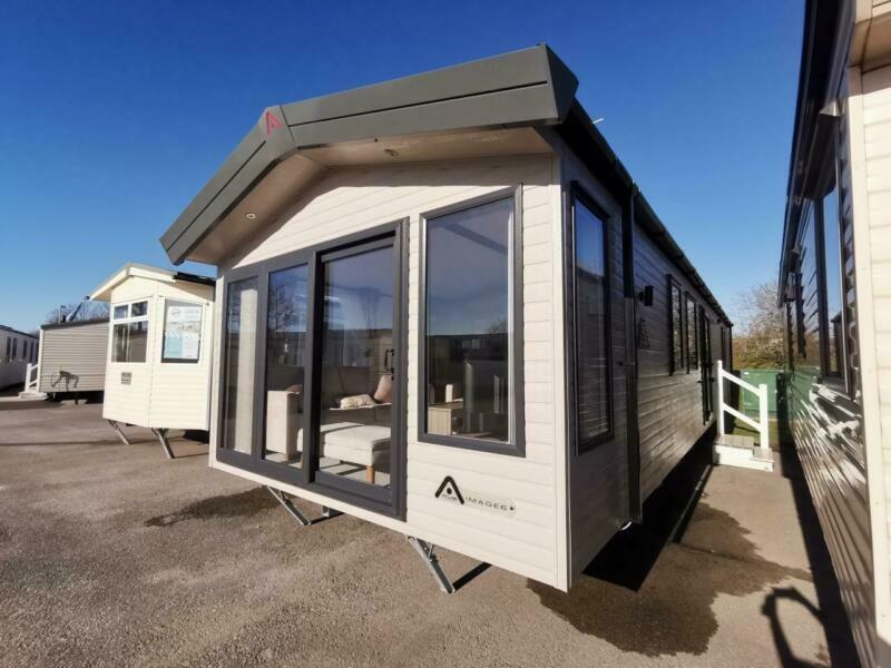 luxury 6 berth static caravan for sale at TRECCO BAY IN PORTHCAWL in