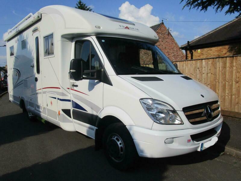 FRANKIA 740 MERCEDES AUTOMATIC TRANSVERSE GARAGE MOTORHOME FOR SALE