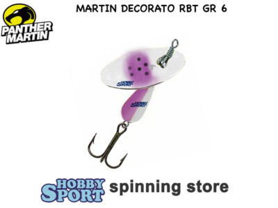 ROTANTE PANTHER MARTIN  DECORATO RBT PALETTA N 6 GRAMMI 6 COLORE VIOLET