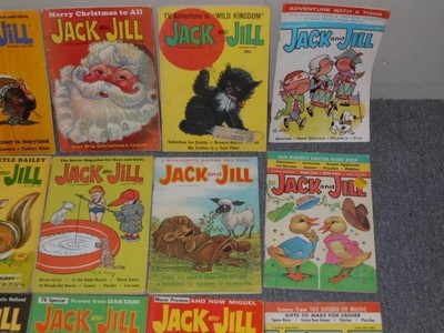 Vintage lot of 28 Children's Jack & Jill Curtis Magazine's 1960's Books Rare VGC