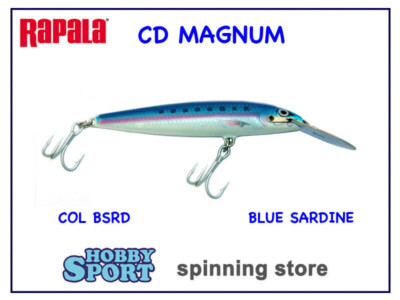 RAPALA MAGNUM CD MAG 11 col BSRD BLUE SARDINE SPECIALE TRAINA PESCE SPADA TONNO
