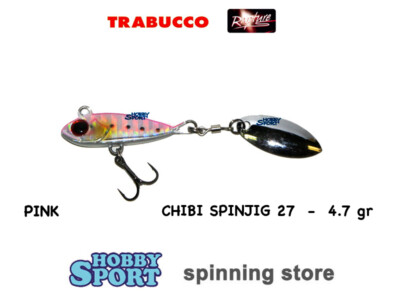 CHIBI SPINJIG  27 RAPTURE 4.7 GR COLORE PINK SILVER 18020302 TROTA LAGO MARE