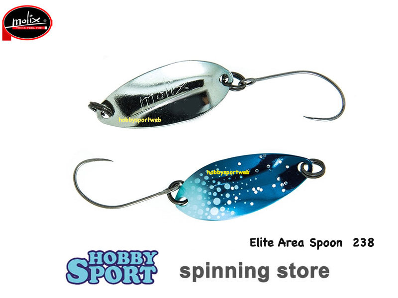ELITE AREA SPOON MOLIX  COL. 238  GR 1.5  ESCA TROTA LAGO FIUME