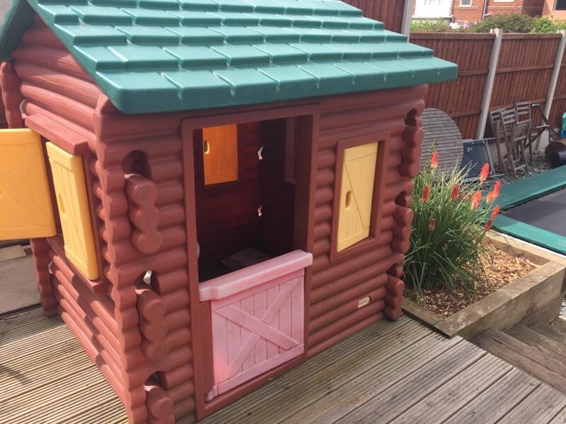 Little Tikes Log Playhouse - Casitas y cabañas | Little tikes log cabin, Little tikes