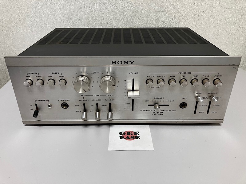 プリ・メインアンプ　SONY.TA-1150D SONY TA-1150D プリメインアンプ - 中古オーディオの販売や買取