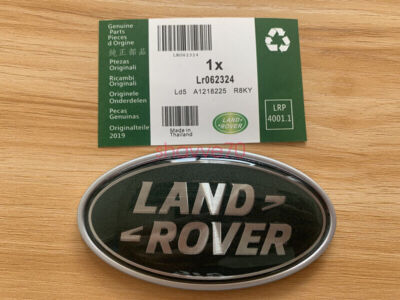 3D LAND ROVER Black OVAL REAR TAILGATE TRUNK SIDE FENDERS EMBLEM LOGO BADGE DH