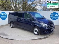 2019 Mercedes Vito 116 CDI BlueTEC XLWB Crewcab Auto A/C Euro 6 Combi Van Diesel