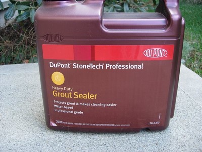 1 Gallon *USED* StoneTech Professional Heavy Duty Grout Sealer DuPont Laticrete