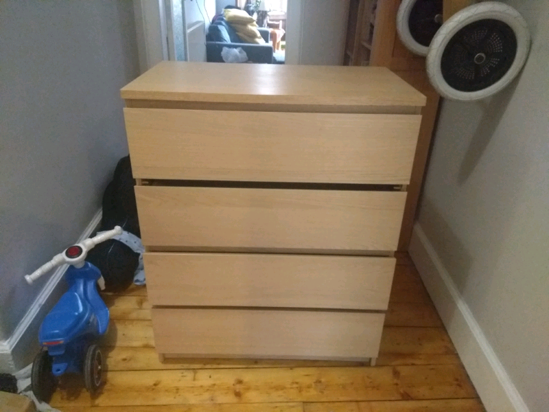Ikea Malm Chest Of 4 Drawers In Polwarth Edinburgh Gumtree