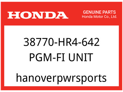 Honda OEM Part 38770-HR4-642 PGM-FI UNIT