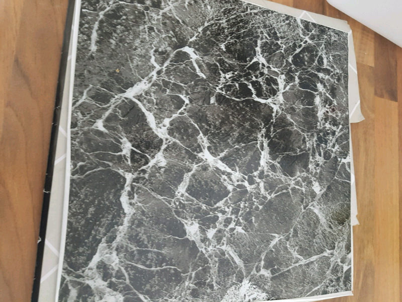 Self adhesive floor tiles black marble effect | in South Shields, Tyne and Wear | Gumtree