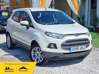 2015 Ford Ecosport 1.5 TDCi Zetec 2WD Euro 5 5dr HATCHBACK Diesel Manual